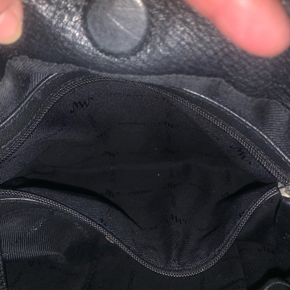 Monsac  Purse in soft pebble Leather black - Picture 8 of 10